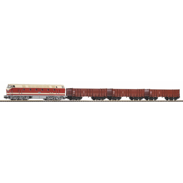 Piko Trein H0 Startset - Goederentrein BR119 met drie open bak wagons (57138)