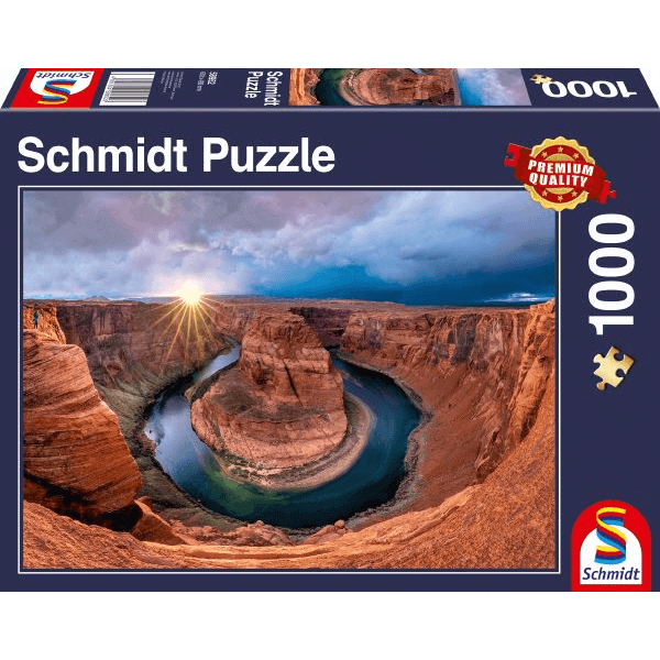 Glen Canyon, Horseshoe Bend on the Colorado River (1000) - Puzzel