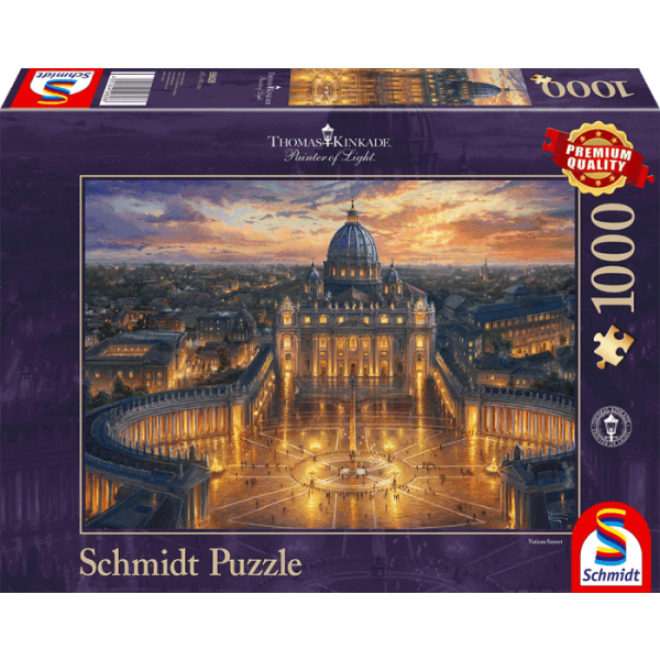 Thomas Kinkade - Het Vaticaan (1000) - Puzzel