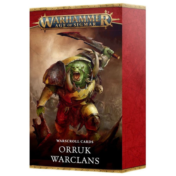 Warhammer Age of Sigmar - Orruk Warclans - Warscroll Cards (89-04)