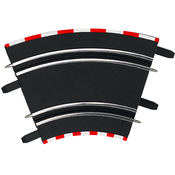 Carrera GO!!! - Scherpe Bochten (155 mm) - 4 Stuks