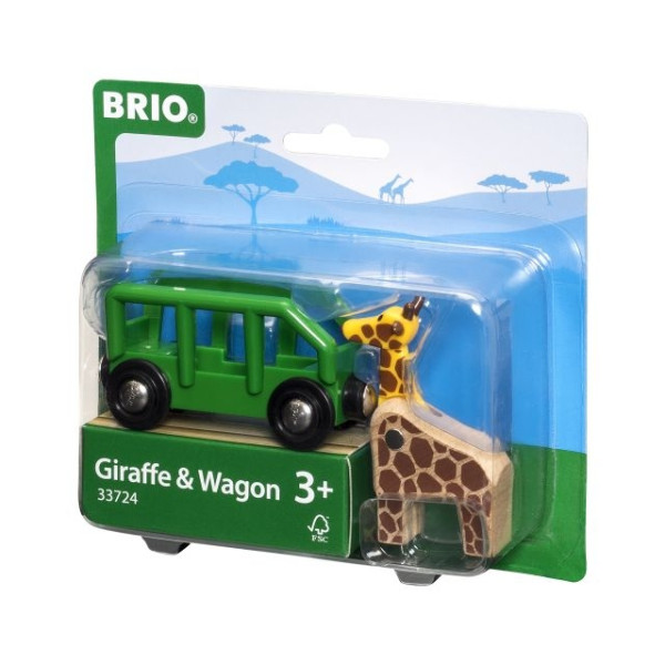 BRIO Wagon met Giraffe - 33724