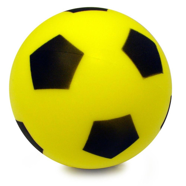 Softbal geel voetbal 20 cm