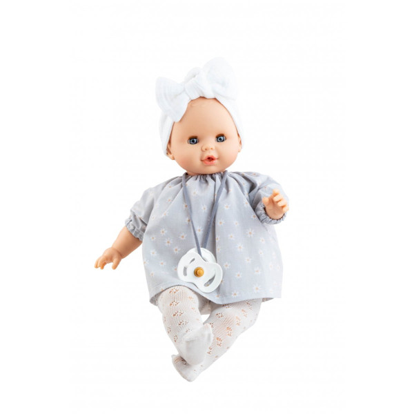 8431031080433 - Paola Reina Sonja blank meisje met blauwe ogen met mechanisme 36cm