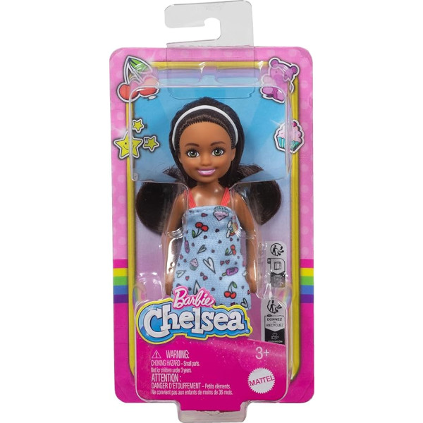 Barbie Club Chelsea Tienerpop 14 Cm - meisje zwart haar