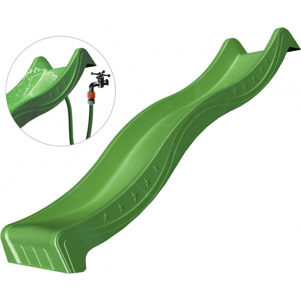 Jungle Gym Module Glijbaan Appel Groen - Lang