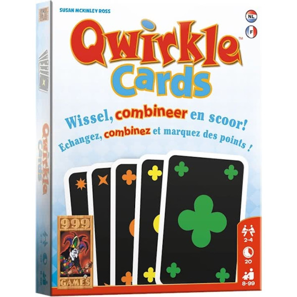 999 games - Qwirkle Cards - Kaartspel
