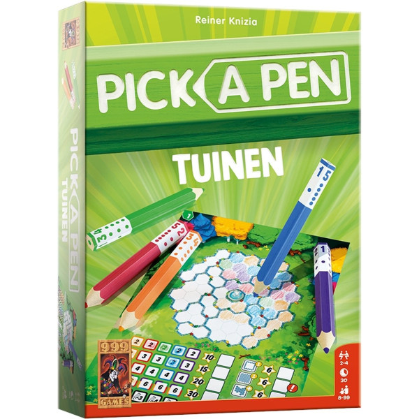 999 Games - Pick a Pen Tuinen - Dobbelspel