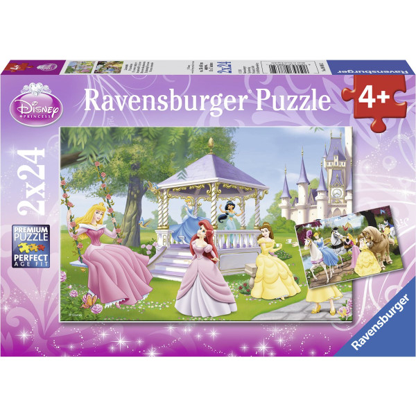 Ravenburger - Disney Princess. Betoverende prinsessen (2x24) - Kinderpuzzel