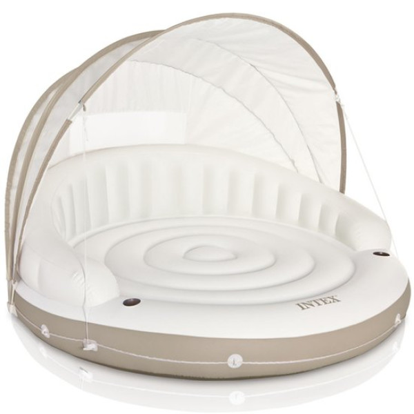 Intex Canopy Island opblaasbaar loungebed 199 x 150 cm