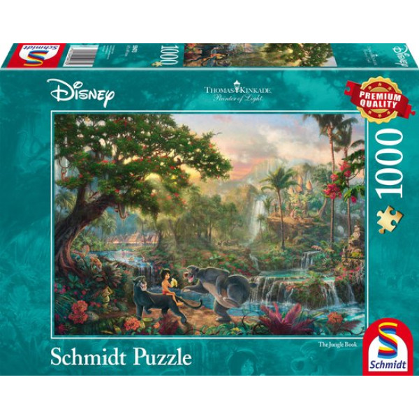 Thomas Kinkade - Disney The Jungle Book - Puzzle (1000)