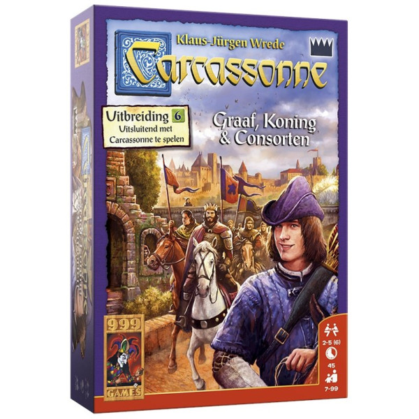 Carcassonne uitbreiding: Graaf, Koning en consorten 