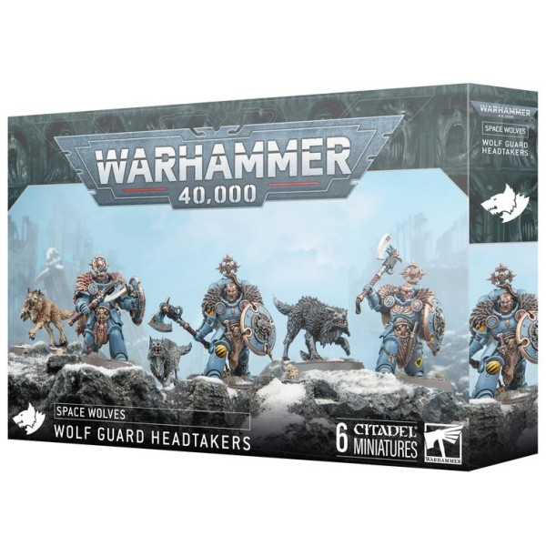 Warhammer 40K - Space Wolves - Wolf Guard Headtakers (53-29)