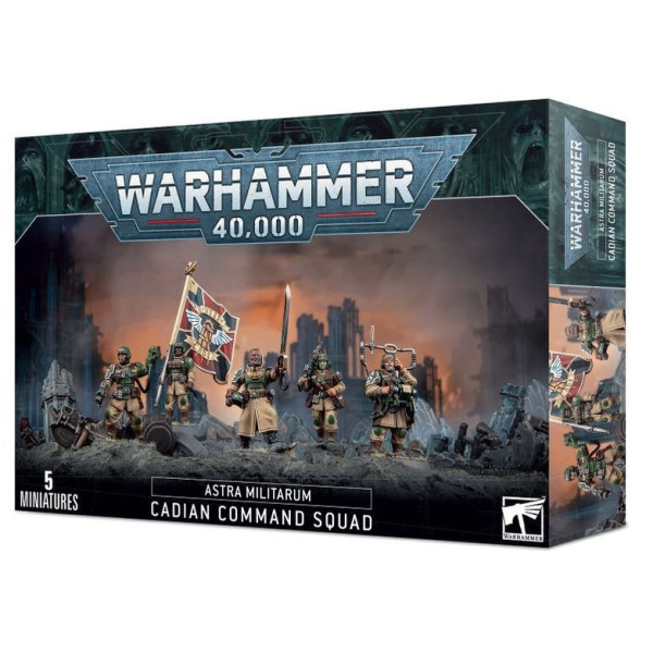 Warhammer 40K - Astra Militarum - Cadian Command Squad (47-09)
