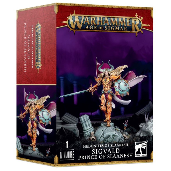 Warhammer Age of Sigmar - Hedonites of Slaanesh - Sigvald Prince of Slaanesh (83-84)