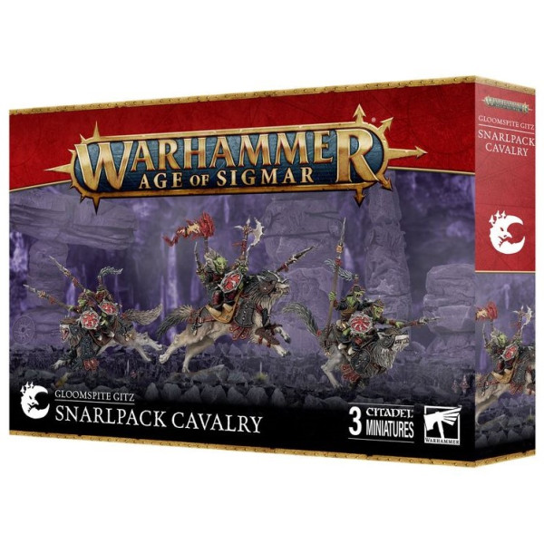 Warhammer Age of Sigmar - Gloomspite Gitz - Snarlpack Cavalry  (89-88)