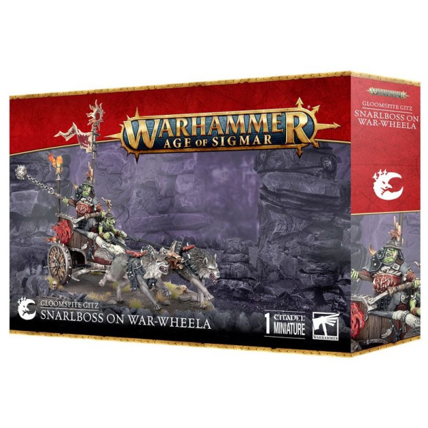 Warhammer Age of Sigmar - Gloomspite Gitz - Snarlboss on War-Wheela (89-91)