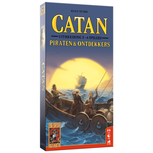Piraten in zicht! Het speelmateriaal en de spelregels van deze uitbreiding zorgen ervoor dat 2 spelers extra op ontdekkingsreis kunnen.