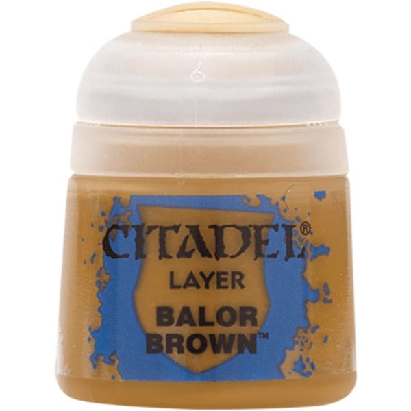 Citadel Paint - Layer - Balor Brown 12ml - (22-43)