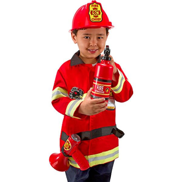 Melissa & Doug - Verkleedkleren Brandweer