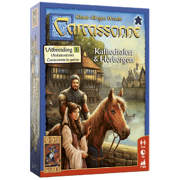 Carcassonne uitbreiding 1: Kathedralen & Herbergen