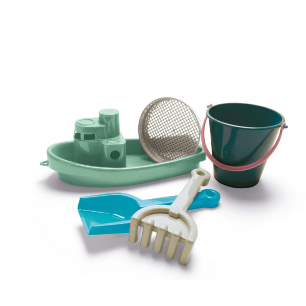 Dantoy - Blue Marine Toys - Boot en emmerset (5-delig)