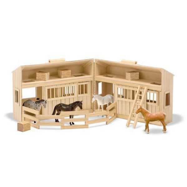 Melissa and Doug - Openklapbare Paardenstal