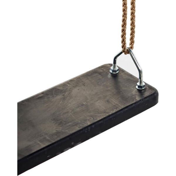 SwingKing Rubber Schommelzitje met Verzinkte Ketting (200cm)