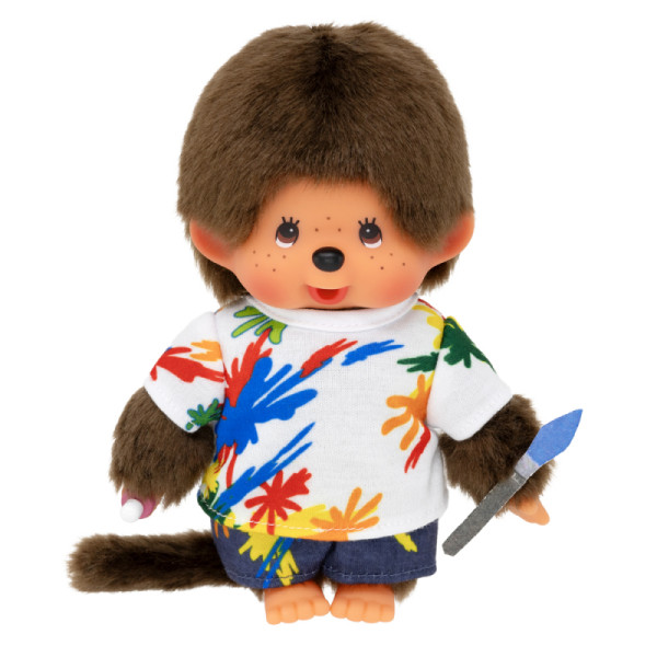Monchhichi - Jongen Kunstenaar (20cm)