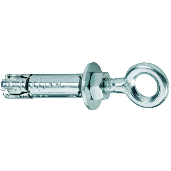 RVS Plaat met oog (80x50x3mm)