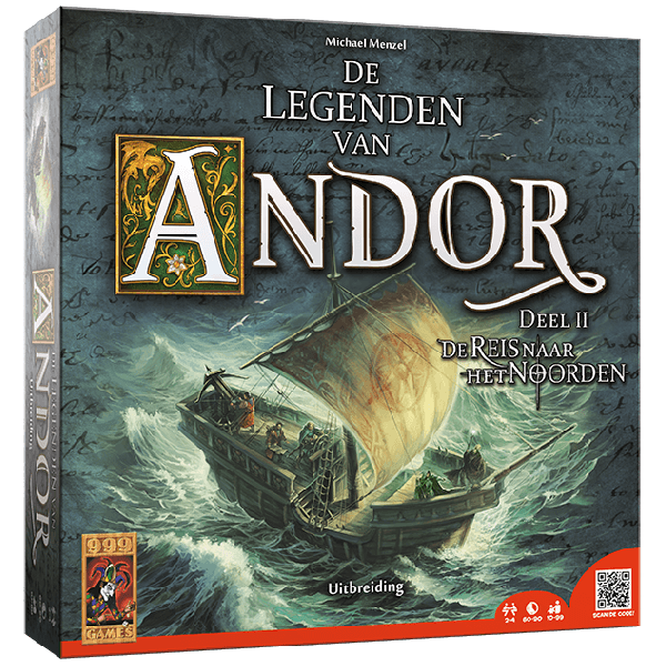999 Games - De Legenden van Andor: De Reis naar het Noorden - Bordspel