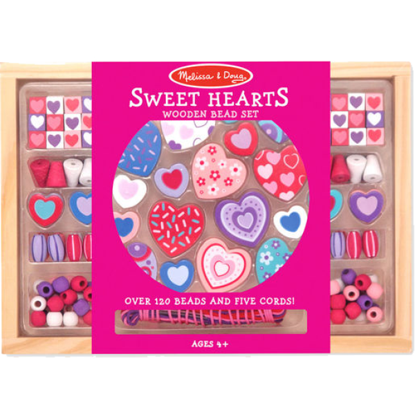 Melissa & Doug - Hartjes Kralen Set (150 dlg.)