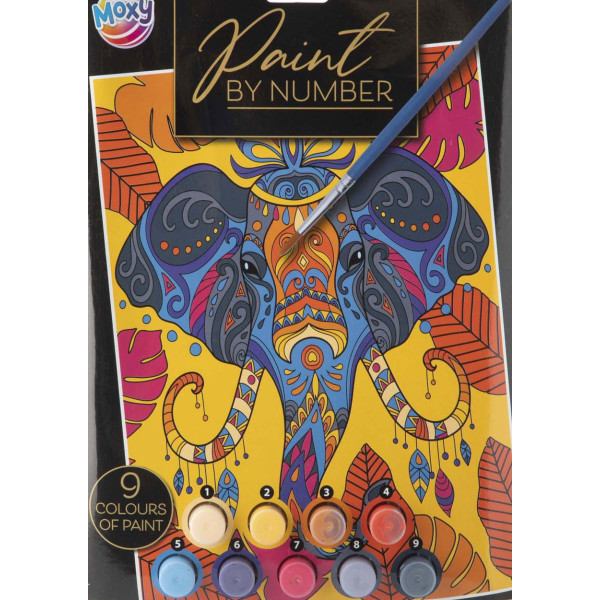 paint by number - complete schilderset - Olifant