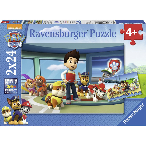 Ravenburger - Paw Patrol Hulpvaardige speurneuzen (2x24) - Kinderpuzzel