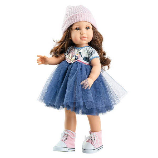 Paola Reina - Pop Soy Tu Ashley met Tulejurk en Muts (42cm)