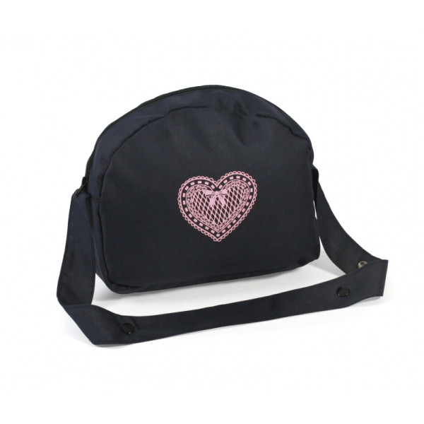 4004181853260 - Bayer Chic - Poppen Luiertas - hartje Navy Grijs