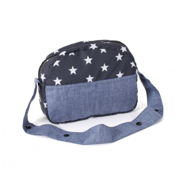 4066285853515 - Bayer Chic - Poppen Luiertas - Sterren grijs 