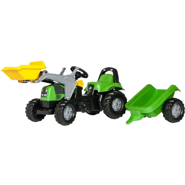 Rolly Toys - rollyKid JD traptractor met lader en aanhanger
