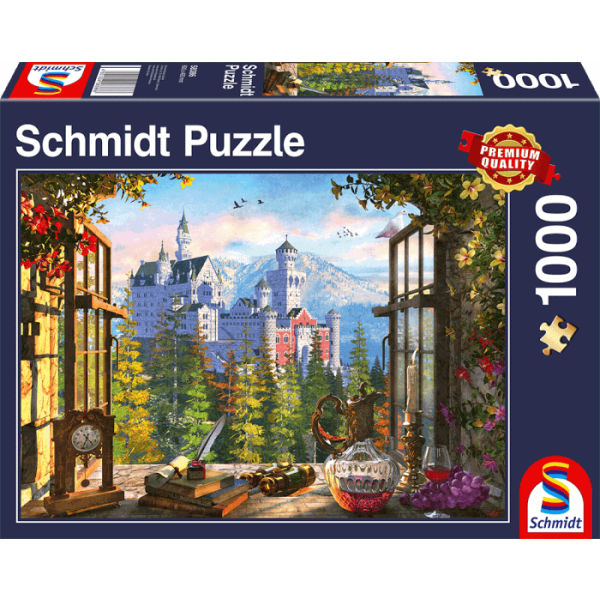 Schmidt - Uitzicht op het Sprookjeskasteel (1000) - Puzzel