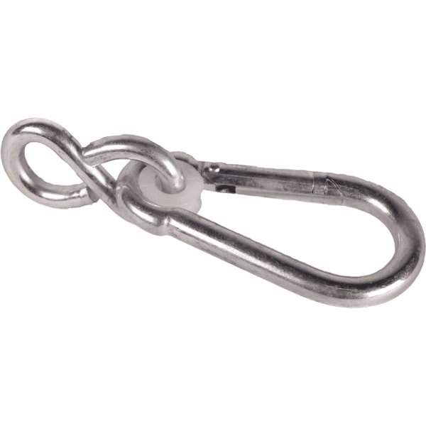 Karabijnhaak (100x10mm) met S-haak