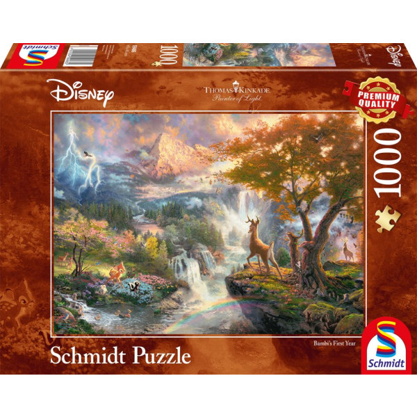 homas Kinkade - Disney Dansen met de prins - Puzzle (1000)