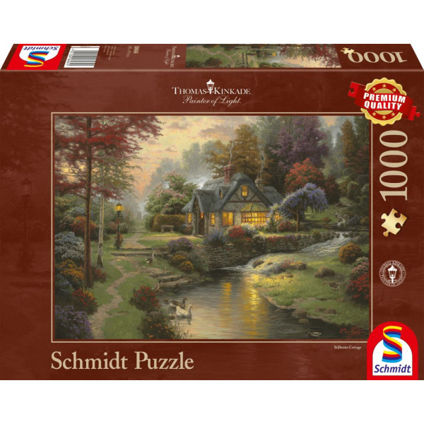 Thomas Kinkade - Stillwater Cottage (1000) - Puzzel