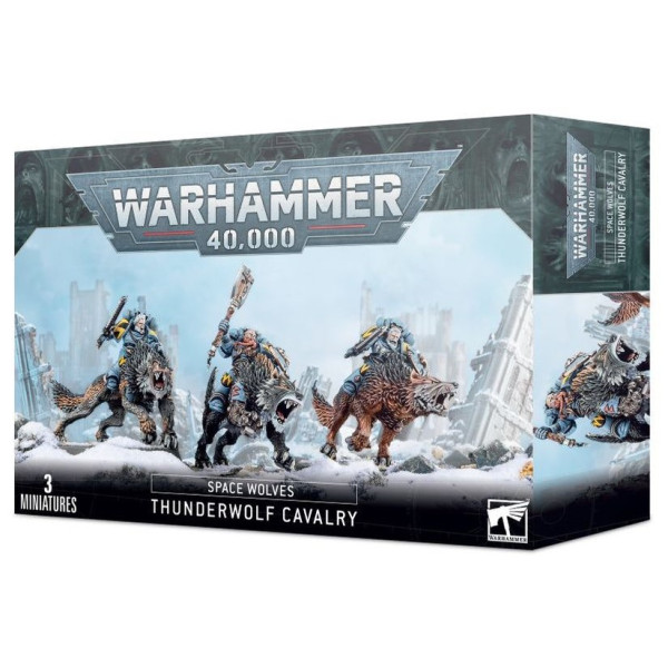 Warhammer 40K - Space Wolves - Thunderwolf Cavalry (53-09) - Box