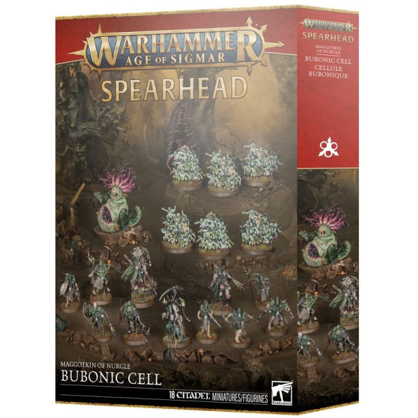 Warhammer Age of Sigmar - Spearhead - Maggotkin of Nurgle - Bubonic Cell (70-838)