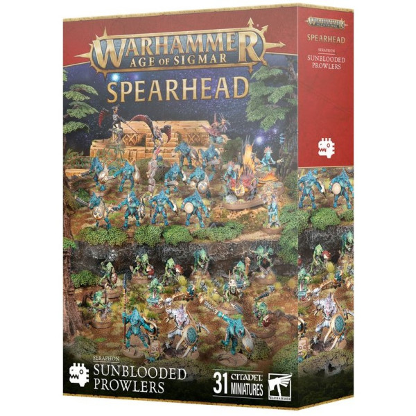 Warhammer Age of Sigmar - Spearhead - Seraphon - Sunblooded Prowlers (70-882)