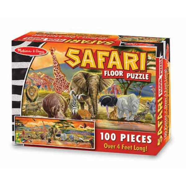 Melissa & Doug vloerpuzzel - Safari (100)